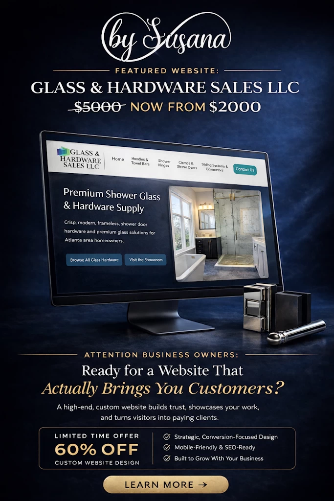 Glass website example by Web Mermaids