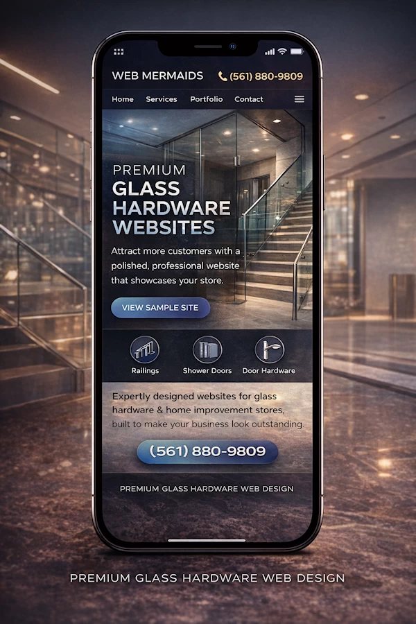 Retail and store website designer sample